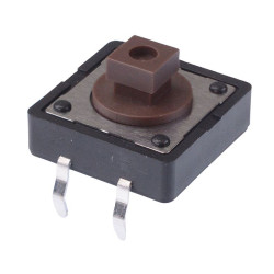 PHAP5-50VA2K2T2N3 7.3mm Height Square 12mm x 12mm Through Hole Tactile Switch 160g Tube Packaging APEM