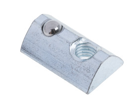 Część łącząca Nakrętka do rowków typu T Rozmiar rowka 8mm RS PRO Element mocowania i łączenia Rozmiar gwintu M6