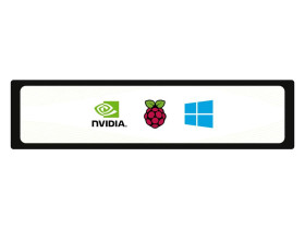 Waveshare 11.9inch Capacitive Touch Screen LCD, 320×1480, HDMI, IPS, Toughened Glass Cover