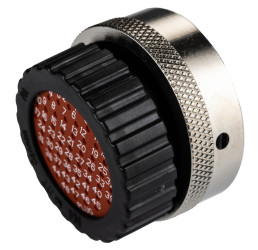 Złącze wielostykowe przemysłowe 48-pinowe Montaż na kablu Wtyczka ITT Cannon