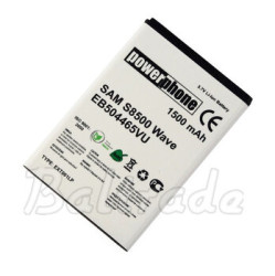 Bateria PowerPhone do Samsung S8500 Wave Li-ion 1500mAh