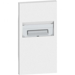 LIVING NOW plakietka lampki przeszkodowej 2mod. biały KW71