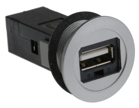 Złącze USB A Montaż na panelu Żeński 2.0 ,1-portowe