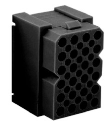 Obudowa złącza 24-pinowe 6-rzędowe Souriau Sunbank by Eaton Żeński Montaż na panelu SMS Złącze PCB do szybkich połączeń