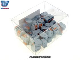 Uniwersalna zĹÄczka 2 x0,08-2,5mm2 do przewodĂłw jedno- i wielodrutowych x50szt.