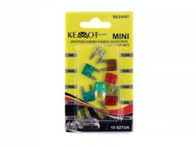 Zestaw bezpieczników samochodowych MINI 10szt