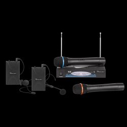 Mikrofon bezprzewodowy 2-kanałowy VHF premium / MIK0110