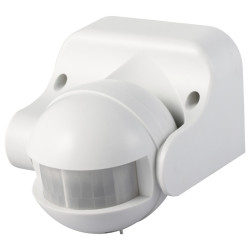 Czujnik ruchu n/t PIR 180st. 1200W IP44 CR-PIR2/ON biały W-99292 Plastrol