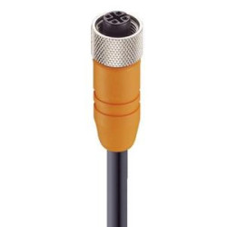 Kabel konfekcjonowany jednostronnie złącze M12 żeńskie proste z gwintowanym połączeniem 5-pinowe PUR RKTS 5-298/5 M