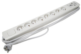 Przedłużacz 5m 8 gniazda Listwy zasilające typ Typ E - gniazdo francuskie 16A 250 V