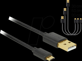 83680 USB 2.0 A plug &gt; USB 2.0 Micro-B plug