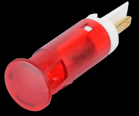 QS101XXR24 Indicator LED, 24 V DC, 10 mm, FASTON, red