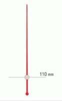 UM213Y.110RG Wskazówka sekundowa, czerwona o długości d=110mm (typu Y)