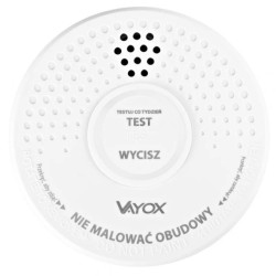 Czujnik dymu bezprzewodowy z wymienialną baterią VA0413