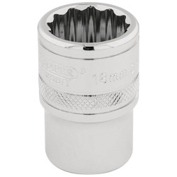 Draper Expert 33202 1/2&quot; Sq. Dr. Hi-Torq&#xAE; 12 Point Socket (18mm)