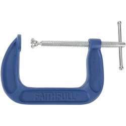 Faithfull FAIGMD4 Medium-Duty G-Clamp 100mm (4in)