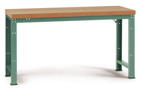 Manuflex WP3015.7035 Stół warsztatowy PROFI,1500x700 mm Ppl. Multiplex 50mm RAL7035 jasnoszary (S x W x G) 1500 x 850 x