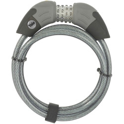 YALE YCC1/10/185/1 Steel Cable Lock, Phosphorescent, 1.8m, Combo Code