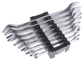 Zestaw narzędzi nastawnych Zestaw kluczy płaskich Bahco 6 x 7 → 20 x 22 mm 8 szt. Stal z dodatkiem wanadu