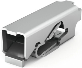 PCB terminal, 1 pole, pitch 6 mm, AWG 24-18, 9 A, push-in cage clamp, gray, 2065-101/998-403