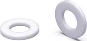 Washer, M3, H 0.5 mm, inner Ø 3.2 mm, outer Ø 7 mm, PA, DIN 34815, BYB-3-16H1252