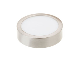 VT-605SN 6W Panel LED obudowa: satynowa barwa: 3000K okrągła 6361 V-TAC