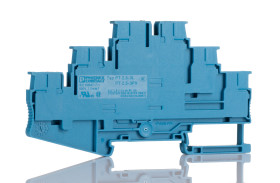 Kostka zaciskowa na szynie DIN Phoenix Contact poziomy: 3 26 → 12AWG PT 2.5-3PV BU 24A 500 V