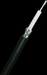 Coaxial cable, 50 Ω, RG58, blue
