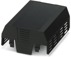 Upper part of housing, ABS/PC, (W x H x D) 90.1 x 74.65 x 36.95 mm, black, for enclosure, 1074880