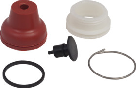 Pushbutton, unlit, groping, waistband round, black, front ring black, mounting Ø 22 mm, XACB9222