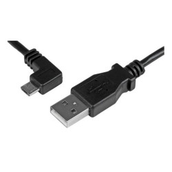 StarTech.com USBAUB1MLA 1m Micro USB Cable - A To Left Angle Micro B