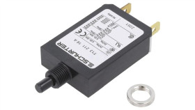 T13-211-18 Wyłącznik Nadprądowy Iznam: 18A Uznam: 240Vac 28Vdc Spst Bieguny: 1