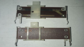 Sliding potentiometer pcb assembly