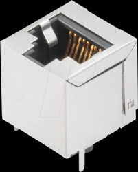 1433810000 RJ45 socket 180°, THT Cat.5
