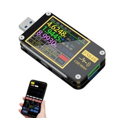 FNB48 Tester USB Voltmetr Amperomierz Tester Bluetooth z aplikacją Pomiar prądu i napięcia Tester USB z interfejsem USB-A/Micro