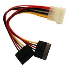 rozdzielacz zasilania 1xMOLEX/2xSATA CC-PSU-1