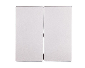 Merten System M Klawisz podwójny aluminium MTN433560