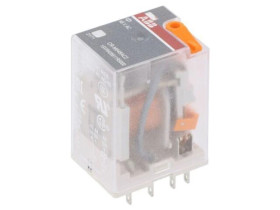 Przekaźnik elektromagnetyczny, DPDT, Napięcie Cewki: 48VAC, max.250VDC 1SVR405611R5000