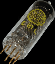 E81L Electron tube, power tube, Noval, 9-pin, 6.3 V