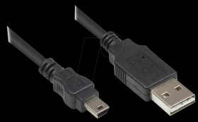 3310-EU05 USB 2.0 EASY male A > male mini-B, 5m