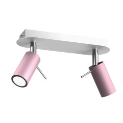 Lampa sufitowa PRESTON PINK/WHITE 2x mini GU10 MLP7627 Milagro