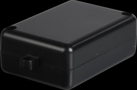 ABS case enclosure, 54 x 37 x 21 mm, black