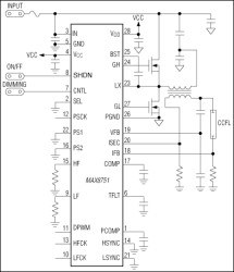 Fixed-Frequency, Full-Bridge CCFL Inverter Controller