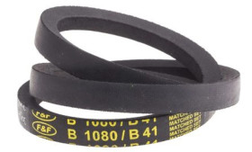 Pas napędowy, profil B, materiał: PET, guma, 17mm x 11mm x 1.04m, RS PRO