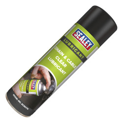 Sealey SCS017S Chain &amp; Cable Clear Lubricant 500ml