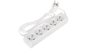 Listwa Zasilająca Pr-1.5M-5G/W (5 Gniazd) 1.3M