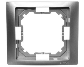 Simon Basic Neos Ramka pojedyncza stal inox BMRC1/21
