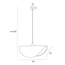 MAXLIGHT P0498 LAMPA WISZĄCA KOSHI I
