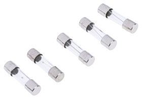 Zestaw bezpieczników LBC 5 x 20 mm różne bezpieczniki RS PRO