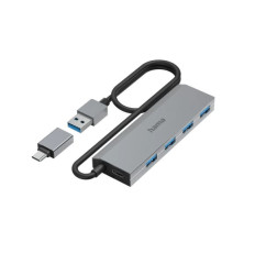 Koncentrator USB C USB 3.2 00200138 USB 4 USB USB A, USB C, Hama